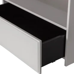 Clearance WOOOD Yissa tv meubel met lade/open vak grenen wolkengrijs