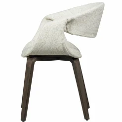 Best WOOOD Yossi eetkamerstoel met houten poot donkerbruin Naturel