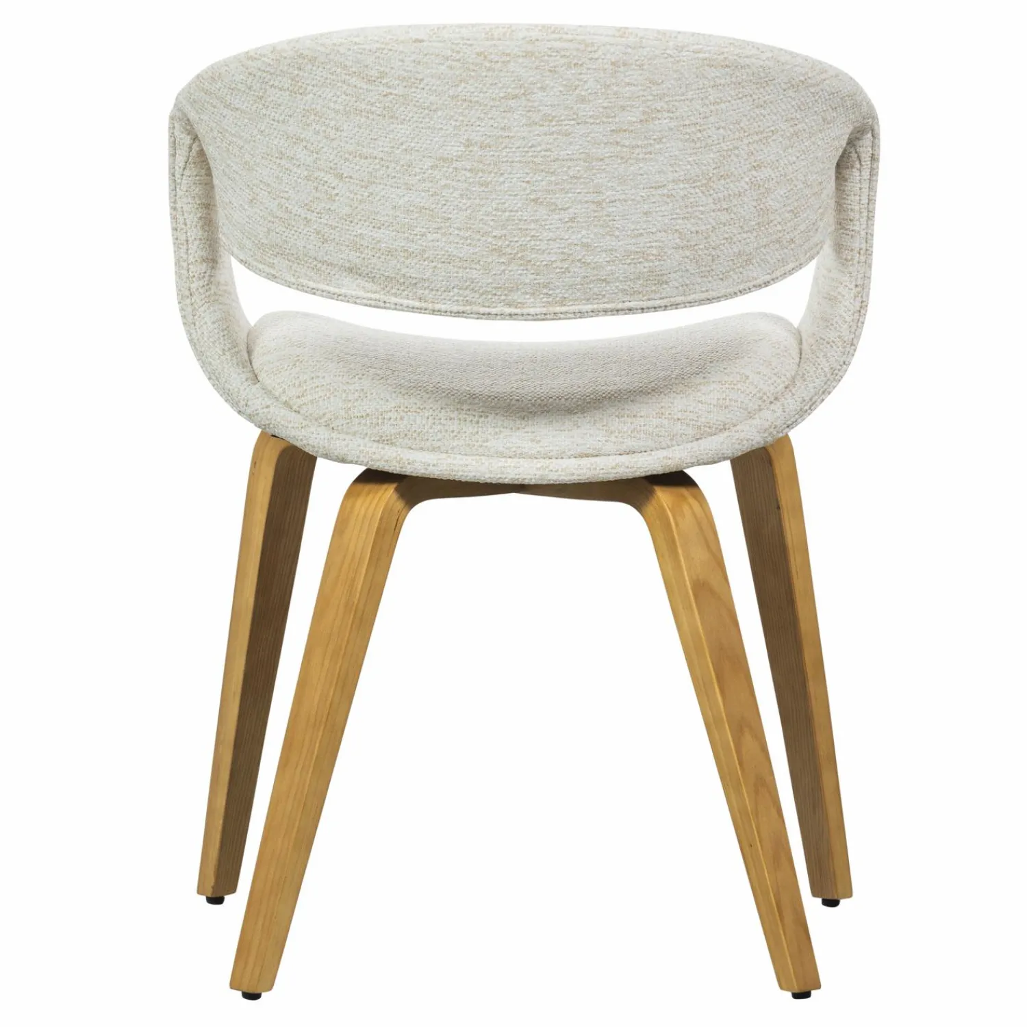 New WOOOD Yossi eetkamerstoel met houten poot Naturel