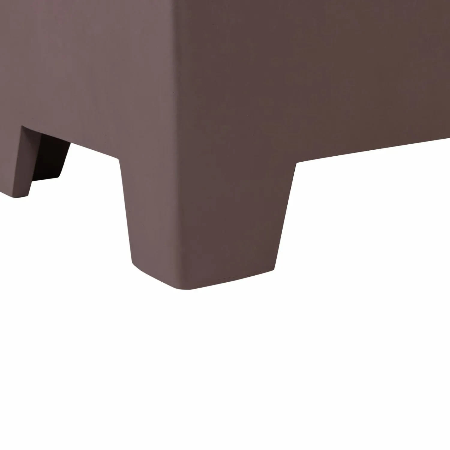 Outlet WOOOD Zina bijzettafel laag cement bruin