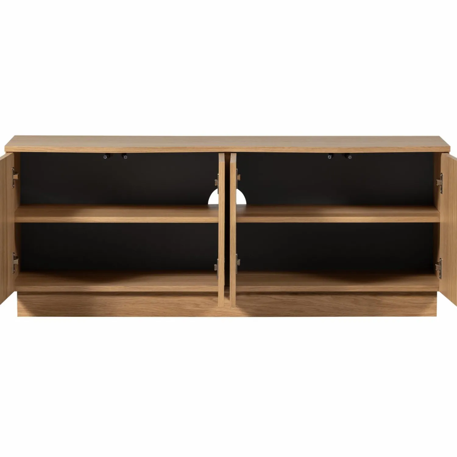 Hot WOOOD Zuma tv meubel 133 cm eiken transparant